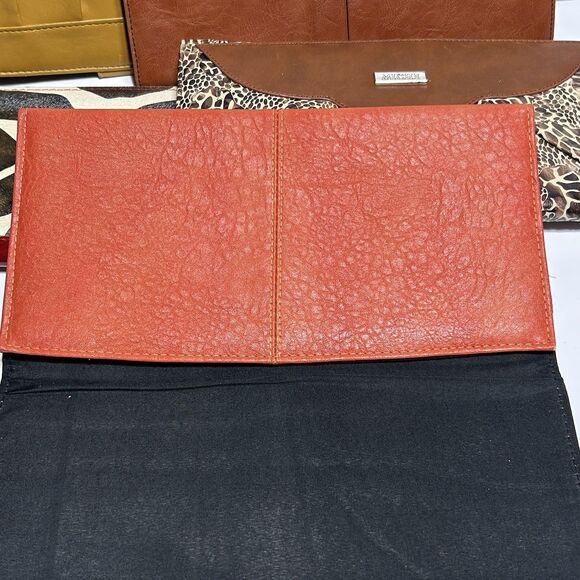 Lot of 5 MICHE Purse Shells Multicolor Red Mustard Yellow, Brown Animal Print - Picture 3 of 16